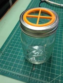 Byr3D Mason Kavanozu Diş Fırçası Tutucusu T1313269 Sadece Plastik Aparattır - 1