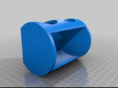 Byr3D Çift Diş Macunu Tutucu (Duvar / Ayna Montajlı) T6475433 Sadece Plastik Aparattır - 3