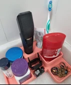 Byr3D Banyo Organizatörü / Diş Fırçası Tutucusu T5683363 Sadece Plastik Aparattır - 3