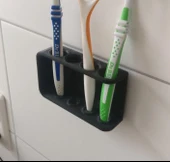 Byr3D Dörtlü Diş Fırçası Tutucusu T3967235 Sadece Plastik Aparattır - 1