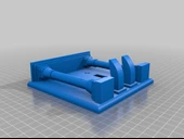 Byr3D  Çift Işık Anahtarı Kapağı / Anahtar Tutucu T3777213 Sadece Plastik Aparattır - 2