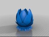 Byr3D Tabanlı Ve Delikli Çay Işık Tutucu Çiçek T4345166 Sadece Plastik Aparattır - 2