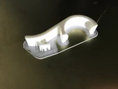 Byr3D Çift Perde Çubuğu Için Duş Perdesi Tutucusu T4116030 Sadece Plastik Aparattır - 3