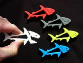 Byr3D Sharkz... Isıran Hareketli Çenelere Sahip Eğlenceli, Çok Amaçlı Klipsler / Tutucular / Mandallar! T910216 Sadece Plastik Aparattır thumbnail 1