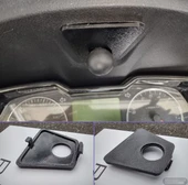 Byr3D Peugeot Metropolis Scooter Için Delikli Telefon Tutucu Kapağı T6681164 Sadece Plastik Aparattır - 3