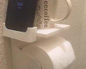 Byr3D Iphone Standlı Ve Kahve Fincanı Standlı Tuvalet Kağıdı Rulo Tutucusu T2618320 Sadece Plastik Aparattır - 3