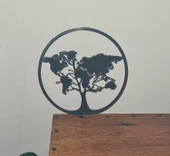 Byr3D Ağaçdünya Haritası 2D Tablo T5155326 Sadece Plastik Aparattır thumbnail 2