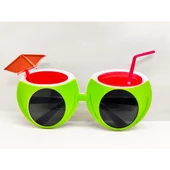 Karpuz Şekilli Tropikal Hawaii Yaza Merhaba Parti Gözlüğü - 2