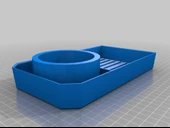 Byr3D Ford Superduty Için Qi Şarj Cihazı Bardak Tutucu Tepsisi T4867947 Sadece Plastik Aparattır - 3