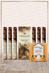 Chocolate Çikolata Kokulu 6 Lı Tütsü Ve Esterya Plus Sabun - 1