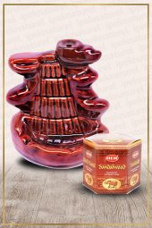 Geri Akışlı Şelale Temalı Kahve Tütsülük No:5 Ve Sandalwood Konik Tütsü 40 Adet - 1