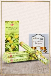 Hem Bergamota Bergamot Kokulu 6 Lı Tütsü Ve Esterya Plus Keçi Sütü Sabunu - 1