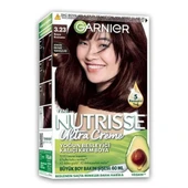 Garnier Nutrisse Yoğun Besleyici Kalıcı Krem Saç Boyası 3.23 Koyu Kestane - 1