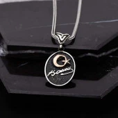 Atatürk İmzalı Ayyıldız Gümüş Erkek Kolye - 2