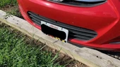 Byr3D Hyundai Accent Plaka Braketi T4577505 Sadece Plastik Aparattır - 2