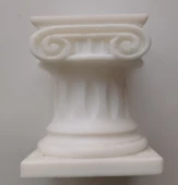 Byr3D Mini İyonik Sütun - Minik Nesne Teşhir Podyumu T5468379 Sadece Plastik Aparattır - 3