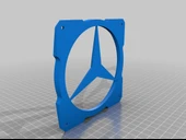 Byr3D Mercedes-Benz Pc Fan Kapağı 120Mm T4086021 Sadece Plastik Aparattır thumbnail 4