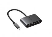 S-link Swapp SW-U516 TypeC to HDMI + VGA Adaptör - 1
