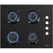 Kumtel Siyah Cam Digital Dokunmatik Ankastre Set - 8 Program thumbnail 3