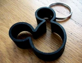 Byr3D Mickey Fare Anahtarlık T3046009 Sadece Plastik Aparattır - 1