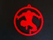 Byr3D Örümcek Adam Kolye Veya Anahtarlık T1719847 Sadece Plastik Aparattır - 1