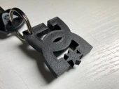 Byr3D Dc Ayakkabı Anahtarlık T3785160 Sadece Plastik Aparattır - 2