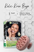 Garnier Nutrisse Besleyici Krem Saç Boyası 1 Siyah ve Şampuan Fırçası Pembe - 1