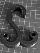 Byr3D Ilki - Vw T5/T6 California - Çift Elbise Kancası Kulplu Sürücü/Yolcu T4761082 Sadece Plastik Aparattır - 2