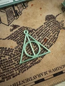 Byr3D Harry Potter Ölüm Yadigarları Anahtarlık T3262410 Sadece Plastik Aparattır - 1
