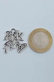 Pink Floyd Gümüş Kaplama Örme Zincir Kolye - 4