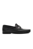 Pierre Cardin Siyah Hakiki Deri Erkek Loafer Ayakkabı 25104 M - 1