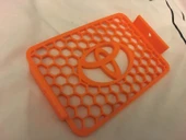 Byr3D Toyota Logosu Safari Şnorkel Izgarası T2996376 Sadece Plastik Aparattır - 5