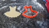 Byr3D Balerin Elbisesi Fondanı/Kurabiye Kesici T2879536 Sadece Plastik Aparattır - 1