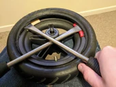 Byr3D Xiaomi M365 Jant Koruyucu Değişen Lastik Lastik Tekerlek Göbeği Koruyucu T4630619 Sadece Plastik Aparattır - 2