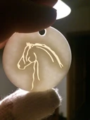 Byr3D Anahtarlık Frizya Atı T3572989 Sadece Plastik Aparattır thumbnail 2