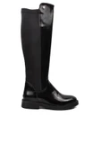 Pierre Cardin Siyah Kırışık Polyester Karışımlı Kadın Çizme PC-52066 Z - 1