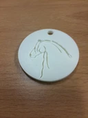 Byr3D Anahtarlık Frizya Atı T3572989 Sadece Plastik Aparattır thumbnail 3