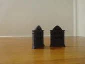 Byr3D Mezar Taşı (Isimsiz) T3952336 Sadece Plastik Aparattır - 1