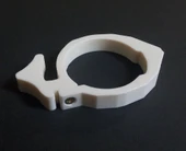 Byr3D Xiaomi Mijia M365 Scooter Çemberi Sıkıştırılmış Koruma Halkası Toka Yükseltmesi T3163770 Sadece Plastik Aparattır - 2