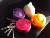 Byr3D Süperjiroskopik Rahatlatıcı Anahtarlık - 8 Yüzük! T2067014 Sadece Plastik Aparattır - 4
