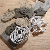 Byr3D Çerez Kesici - Cadılar Bayramı Balkabağı Jack T5028301 Sadece Plastik Aparattır thumbnail 2