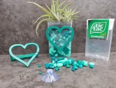 Byr3D Tic Tac Mini Saksı (Kalp) T2778583 Sadece Plastik Aparattır - 1
