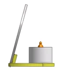 Byr3D Litofan Çay Işığı T2862957 Sadece Plastik Aparattır - 2