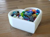 Byr3D Kalp Şeklinde Kase Veya Saksı T4426032 Sadece Plastik Aparattır - 1