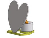 Byr3D Litofan Çay Işığı T2862957 Sadece Plastik Aparattır - 1