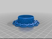 Byr3D Mavi Çay Mumluğu T5239099 Sadece Plastik Aparattır - 2