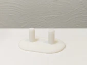 Byr3D   Çift Fırça Standı T6541215 Sadece Plastik Aparattır - 1
