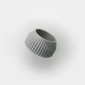 Byr3D Çizgili Çay Mumluğu T920288 Sadece Plastik Aparattır - 2