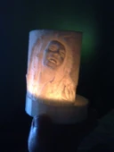 Byr3D Mum Bob Marley Litofan T969084 Sadece Plastik Aparattır - 3