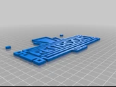 Byr3D Art Deco Tuvalet Tabelası T5416917 Sadece Plastik Aparattır - 2